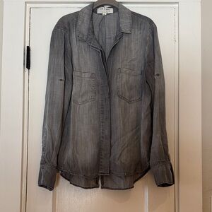 Cloth & Stone Gray Denim Shirt
